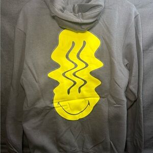 H&M Dark Gray Stay Smiley Hoodie